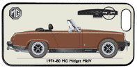 MG Midget 1500 (Rostyle wheels) 1974-80 Phone Cover Horizontal